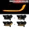 Spec-D Tuning PROJECTOR HEADLIGHTS WITH SEQUNETIAL TURN SIGNAL LED BAR, 2PK LHP-RAN19SM-SQ-RS - alternate 6